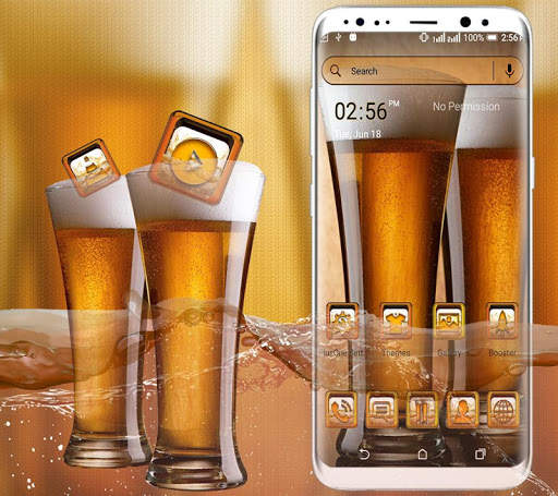 Beer Glass Launcher Theme screenshot 1