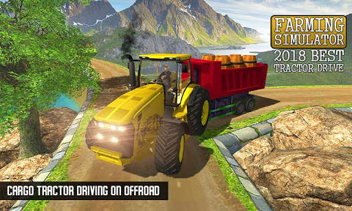 Offroad Farming Tractor Cargo Drive Simulator 2019 screenshot 2