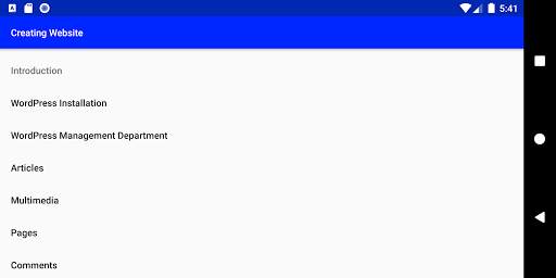 Creating Website screenshot 4
