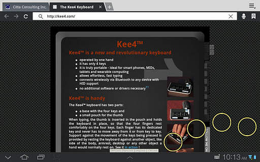 Kee4 Soft Keyboard screenshot 1
