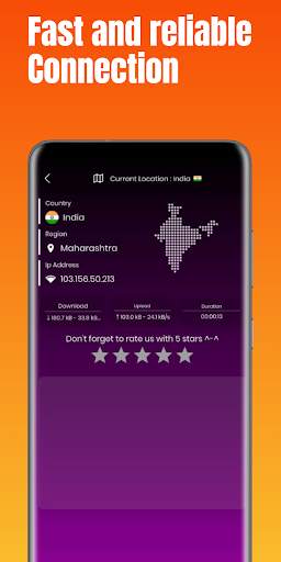 INDIA VPN - Secure VPN Proxy screenshot 3