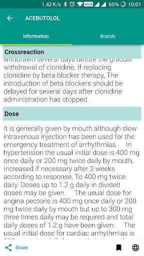 Drug Index Offline screenshot 2