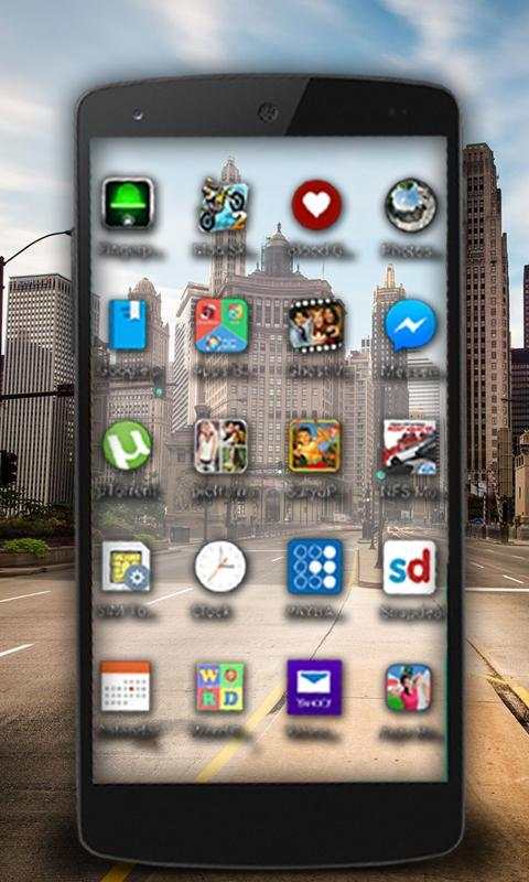 Transparent Screen Launcher screenshot 2