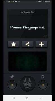 Fingerprint Blood Detector Simulator screenshot 1