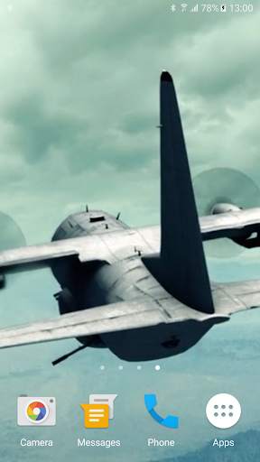 Aircraft 3D Live Wallpaper 2 تصوير الشاشة