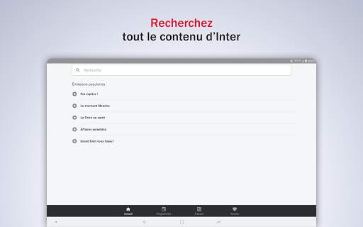 France Inter - radio, actus 17 تصوير الشاشة