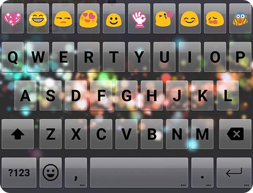 Color Neon Love Emoji Keyboard screenshot 6