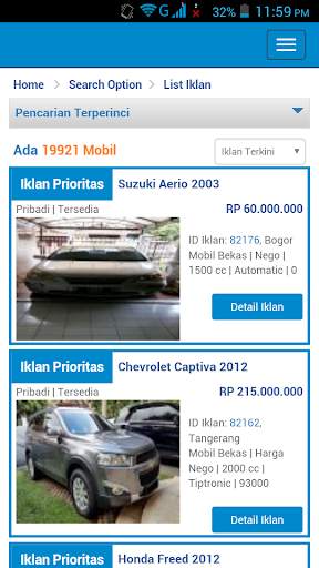 Mobil Bekas Indonesia screenshot 3
