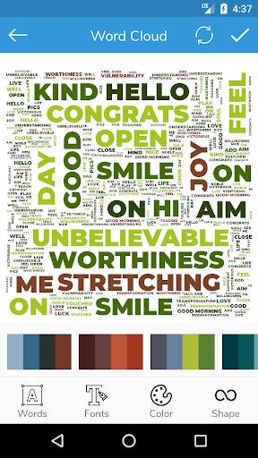 Word Cloud Art Generator screenshot 1