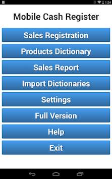 Mobile Cash Register screenshot 1