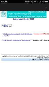 Online Result screenshot 3