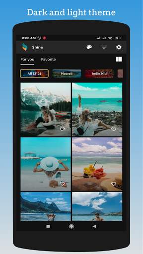 Free Presets For Lightroom Mobile - Shine ⭐️ screenshot 1