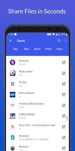 Share Any Files - Share and Receive Files screenshot 2