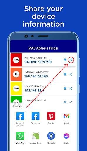 getMAC WiFi MAC Address Finder screenshot 3