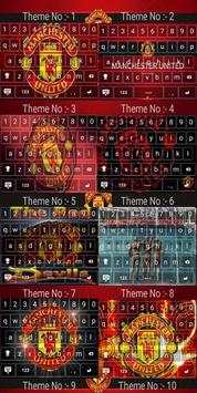 Soft Keyboard Manchester Red Devils screenshot 2
