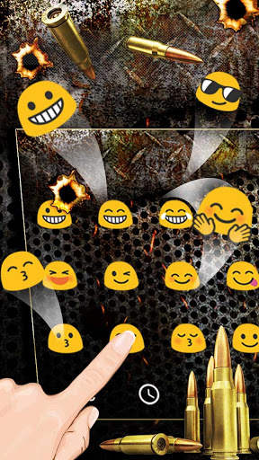 Bullet Shots keyboard Theme screenshot 2