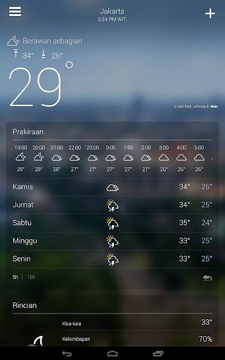 Yahoo Cuaca screenshot 18