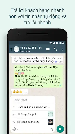 WhatsApp Business screenshot 2