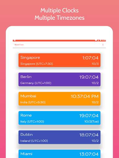 World Clock & Widget screenshot 4