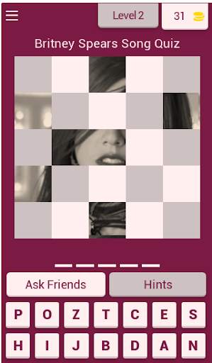 Britney Spears Song Quiz screenshot 2