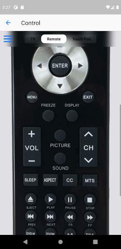 Remote Control For RCA screenshot 1
