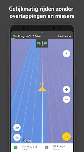 FieldBee tractor GPS navigatie screenshot 4