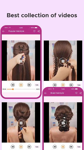 Hairstyles Step by Step Videos for Girls screenshot 4