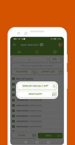 Bulk sms sender (SIM, Whats App) screenshot 6