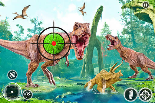 Dinosaur Gun Shooter Game 2021 screenshot 2