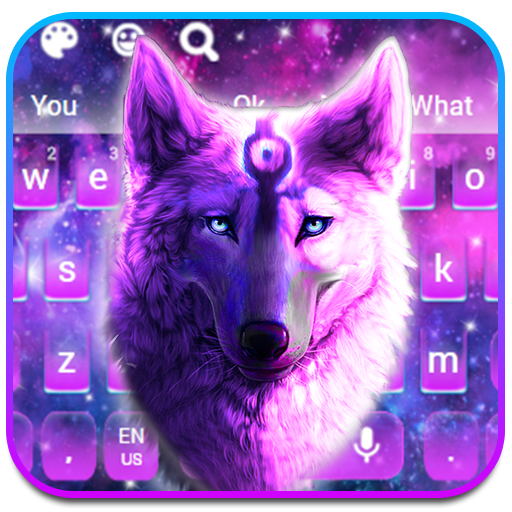 Galaxy Neon Wolf-thema icon