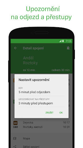 Jízdní řády screenshot 2