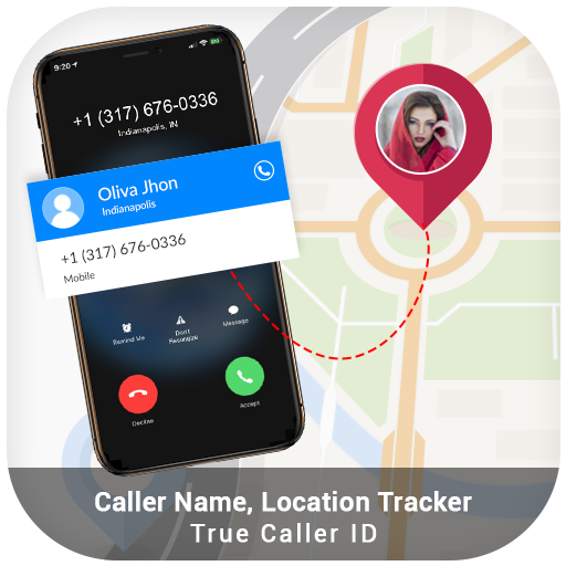 Caller Name, Location Tracker &amp; True Caller ID icon