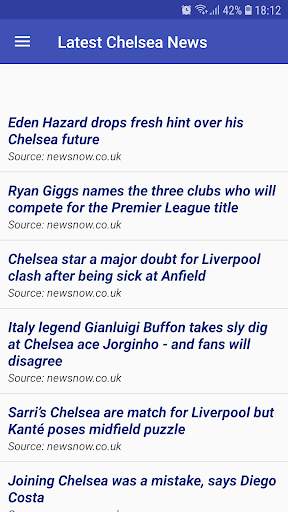 Latest Chelsea News screenshot 2