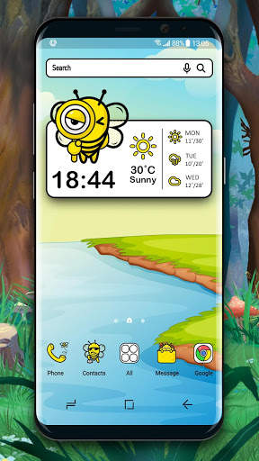 Cute launcher theme &wallpaper screenshot 4