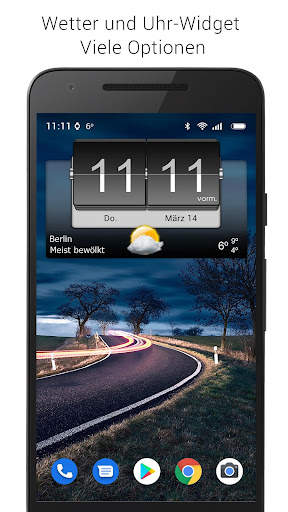 3D Flip Clock & Weather screenshot 1
