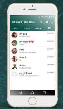 WhatsUp - fake chat conversation for whatsapp screenshot 1