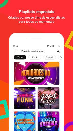 Palco MP3: player pra ouvir e baixar música grátis screenshot 5