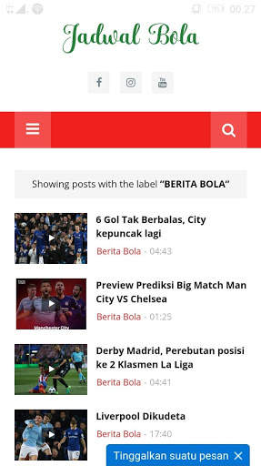 Jadwal Bola screenshot 4