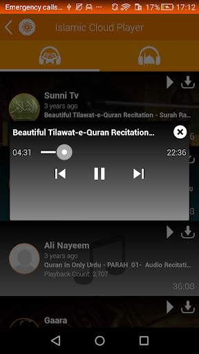 Islamic Cloud Player स्क्रीनशॉट 5