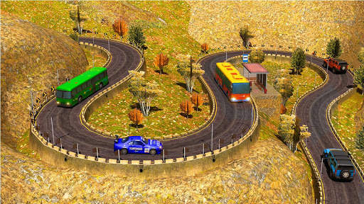 Real Coach Offroad School Bus Driving Simulator screenshot 4