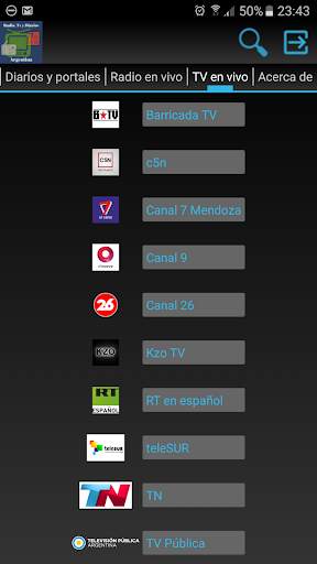 Radio, TV y Diarios de Argentina screenshot 1