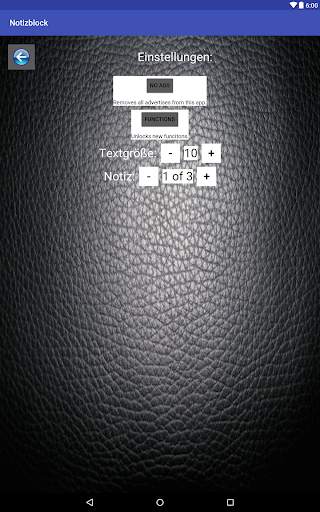 Notizblock (Notepad) free screenshot 8
