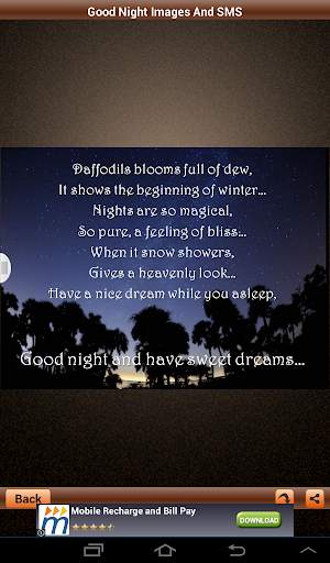Good Night SMS With Images screenshot 9