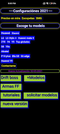Configuraciónes fr33 fir3 2023 screenshot 1