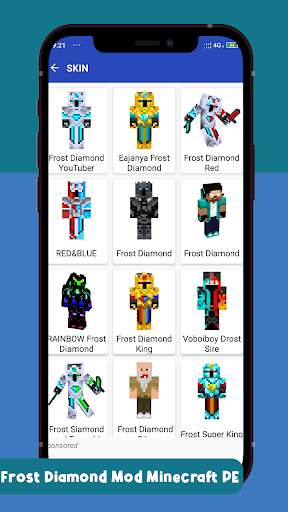 Frost Diamond Mod Minecraft PE screenshot 6