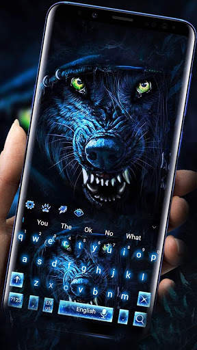 Black Ice Wolf Keyboard screenshot 2