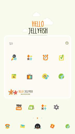 JellyFish dodol launcher theme screenshot 2
