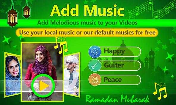 Eid Mubarak Video Maker - photo video maker screenshot 2