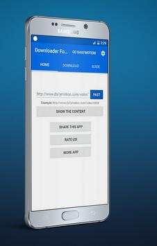 Downloader For Dailymotion screenshot 1