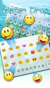 3D Glass Water Drop Keyboard Theme screenshot 3